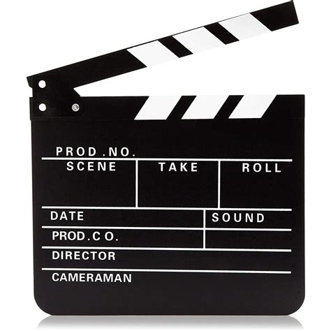 Movie Clapper Board Hollywood Director Film Slate Cut Action Scene Prop