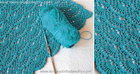 Lindo patrón punto corazon para tejer y decorar. Punto Abanico Tejido a Crochet ⋆ Manualidades Y DIYManualidades Y DIY
