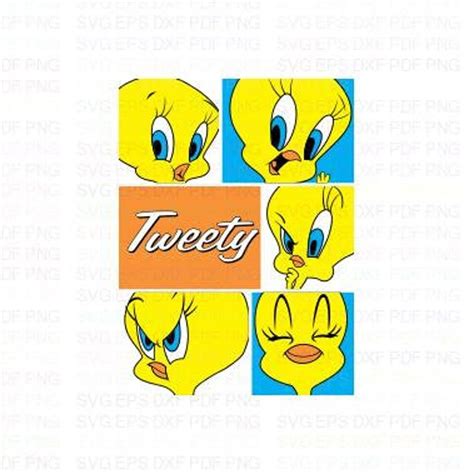 Tweety Svg Dxf Eps Pdf Png Cricut Cutting File Vector Clipart