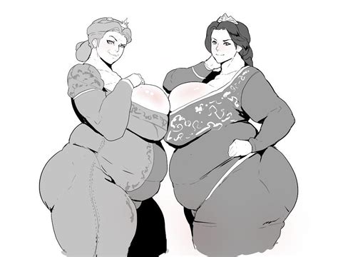 Rule 34 2girls Bbw Big Ass Big Belly Breast Frottage