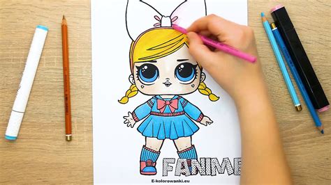 How do you unbox lol surprise? LOL Surprise kolorowanka Fanime 💛 speed coloring - YouTube