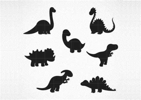 Papercraft Dinosaur Svg Bundle Dino Svg T Rex Svg Dinosaur Silhouette