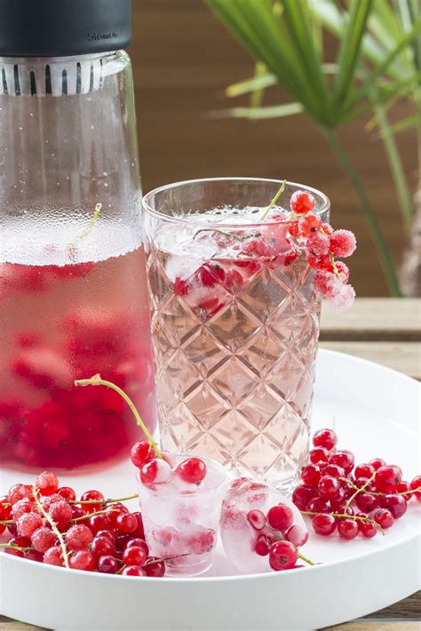 Red Currant Tea Mit Johannisbeeren Ice Tea Monday Foodblog Cocktail