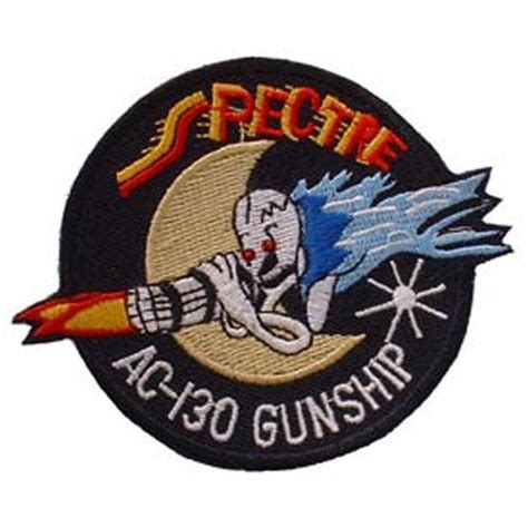Us Air Force Spectre Ac 130 Gunship Embroidered Patch Eagle Emblems