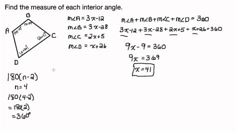 What Is The Formula To Find The Measure Of Each Interior Angle Of A
