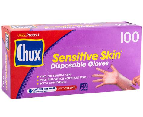 Chux Disposable Gloves Sensitive 100pk Au