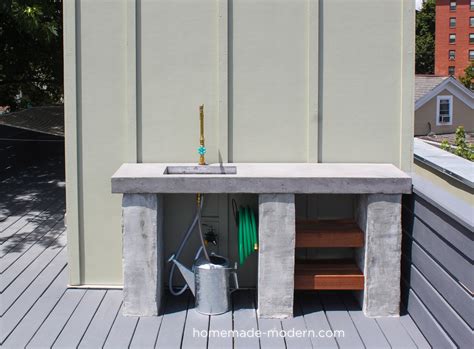 This byot diy video tutorial is all about how to make a concrete countertop for an outdoor kitchen from start to finish. HomeMade Modern EP96 DIY Outdoor Kitchen with Concrete ...