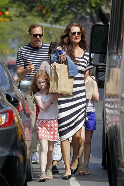 Brooke Shields And Daughters At The Park Zimbio