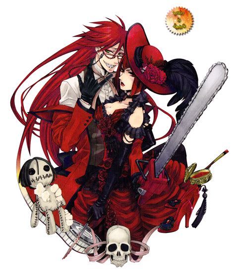 Madam Red And Grell I Love This Art But I Did Not Create It An Do Not Own It Sebastian