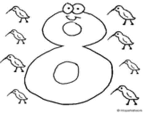 Numbers coloring pages - Coloringcrew.com