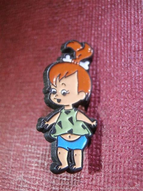 Pin Original Hanna Barbera Pebbles Los Pica Comprar Pins Antiguos