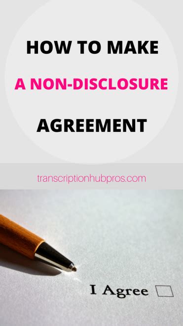 When the company hires someone to work for them, the person who is hired gets access to the trade secrets of the. How to Make a Non-Disclosure Agreement in Transcription ...