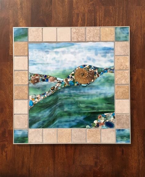 Stained Glass Mosaic Stained Glass Panel Mosaic Wall Art Etsy