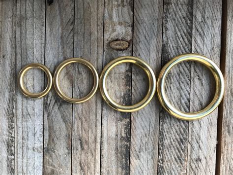 O Ring Solid Brass 4 Sizes Tcd Supplies