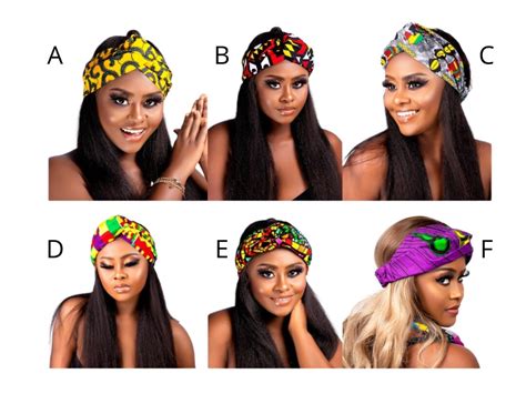 African Print Headband For Women Ankara Twist Style Head Band Many Colors To Choose Wide