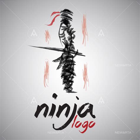 Ninja Logo Concept Design And Symbols Newarta