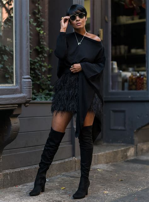 Trends Fur All Black Outfits For Ladies Winter