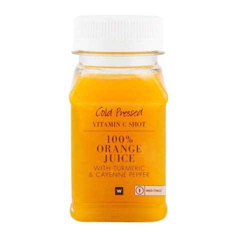 Cold Pressed 100 Orange Juice Vitamin C Shot 100ml Juice Vitamins