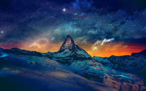 Matterhorn Mountain Switzerland 자연