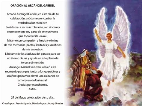 Oracion Al Arcangel San Gabriel Para Pedir Proteccion Sanmiguel