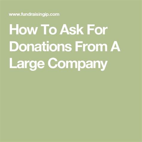The easy answer is that you can't. How to Ask For Donations From a Large Company in 2020 ...