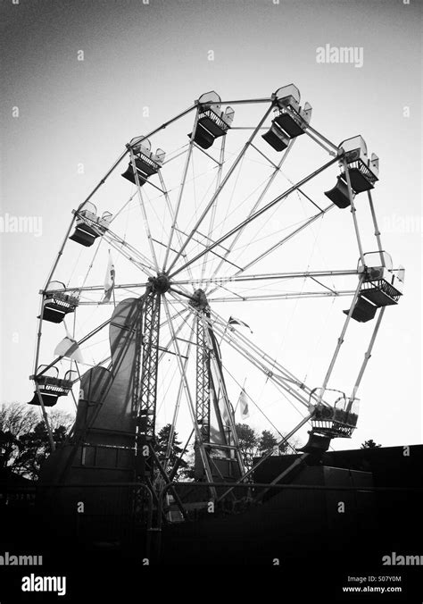 An Old Ferris Wheel Stock Photo Alamy