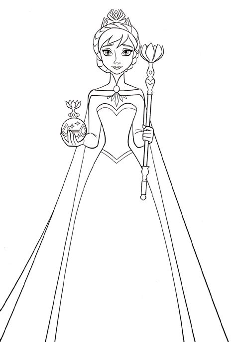 Coloring Picture Elsa Coloring Pages Elsa From Frozen Free Printable