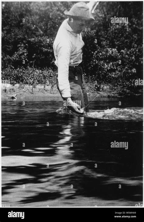 Ernest Hemingway Fishing At Walloon Lake Michigan Scope And Content