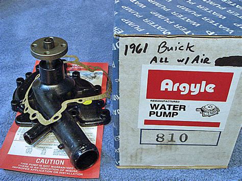 1961 buick water pump classic nos parts