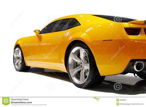 Cars are one of the most common dream symbols in developed countries. Yellow Sports Car Stock Photo - Image: 5286690