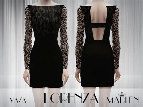 The Sims Resource Madlen Lorenza Dress