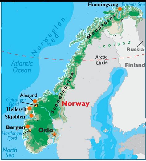 Mike Heller's Web Page - Norway-Artic Cruise July 2011