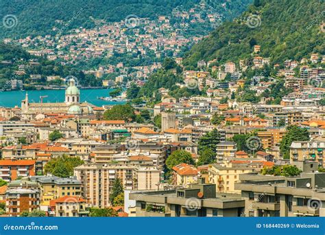 Italian City Of Como Stock Image Image Of European 168440269
