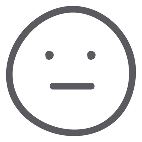 Emoji Emoticon Straight Face Transparent Png Svg Vector File Images