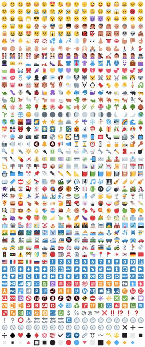 😋 Emoji Blog 🔴 🔵 🔻 ⬜ ⬛ 🔶 🔷 🔸 🔹 List Of Every Emoji On