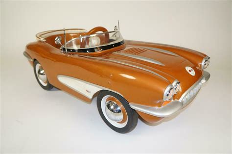 Highly Desirable 1958 Corvette Sting Ray Pedal Car By Eska