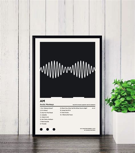 Arctic Monkeys Posters Am Poster Album Cover Poster Print Etsy