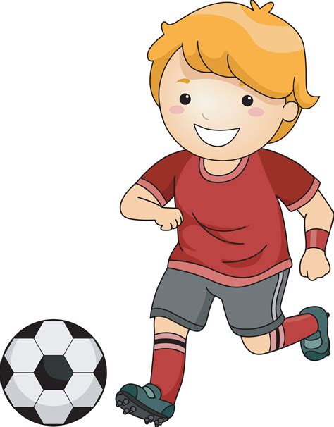 Boy Shooting A Soccer Ball Clipart Clipground