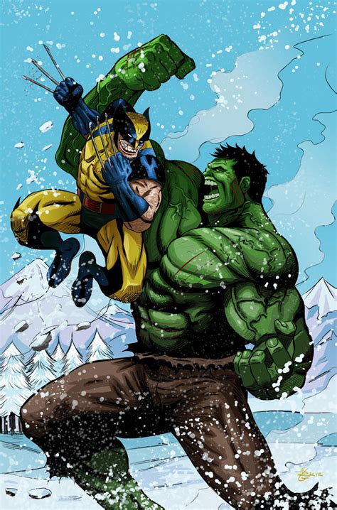 Wolverine Versus Hulk By Irongiant775 On Deviantart