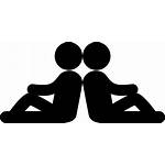 Sitting Icon Persons Svg Posture Symmetrical Onlinewebfonts