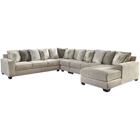 Benchcraft By Ashley Ardsley 39504s8 Contemporary 5 Piece Sectional