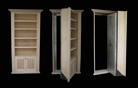 Minimalist Hidden Bookcase Door Hardware For Small Space Home Design