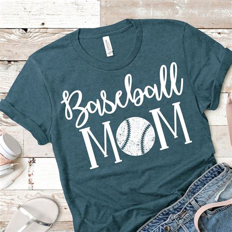 Los angeles la dodges mlb baseball tee shirt 42 mens medium authentic majestic. Baseball mom distressed SVG DXF PDF instant download ...