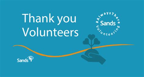 Thank You To Our Volunteers Who Help Ensure Sands Is Alwaysthere