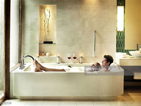 Couple Together In A Luxury Bath Tub Photo Getty Images