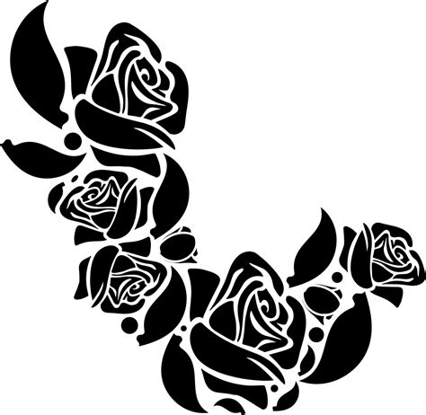 Flower Ornament Of Roses Svg Png Icon Free Download 34676