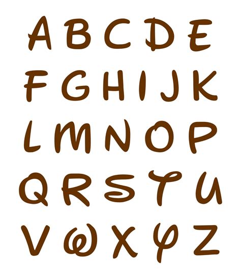 10 Best Alphabet Disney Font Printables