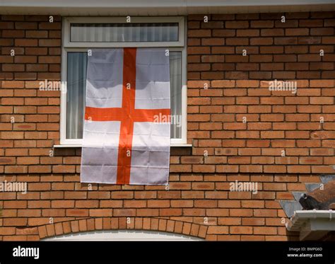 House Decorated St Georges Cross Hi Res Stock Photography And Images