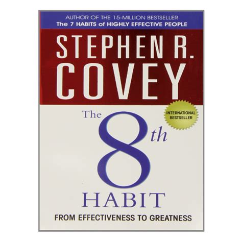 The 8th Habit From Effectiveness To Greatness By Stephen R Covey Buy Online Bukhari Books