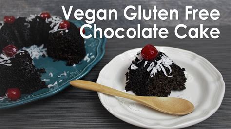 Free of gluten, dairy, egg, soy, peanut and tree nuts. Gluten Free Dessert: Vegan Chocolate Cake (Dairy free, Egg free) - YouTube
